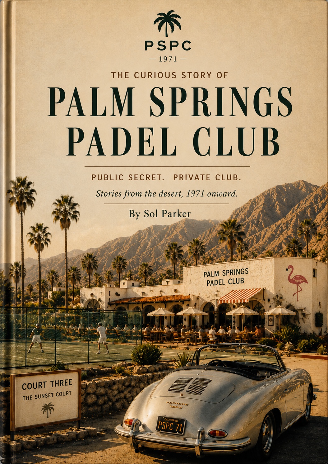 The Curious Story of Palm Springs Padel Club book cover