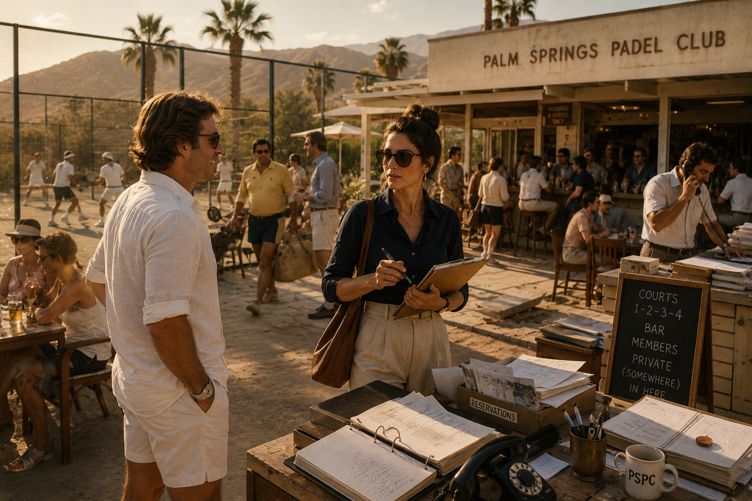 The early days — Palm Springs Padel Club